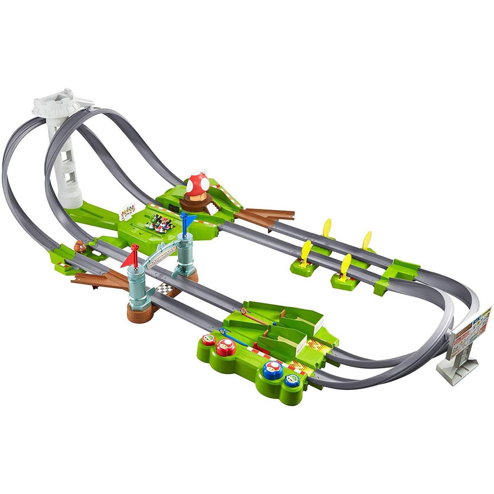 Hot Wheels Mario Kart Mario Rundkurs Trackset Hot Wheels – Mario Kart Circuit Track Set - Mihomemy