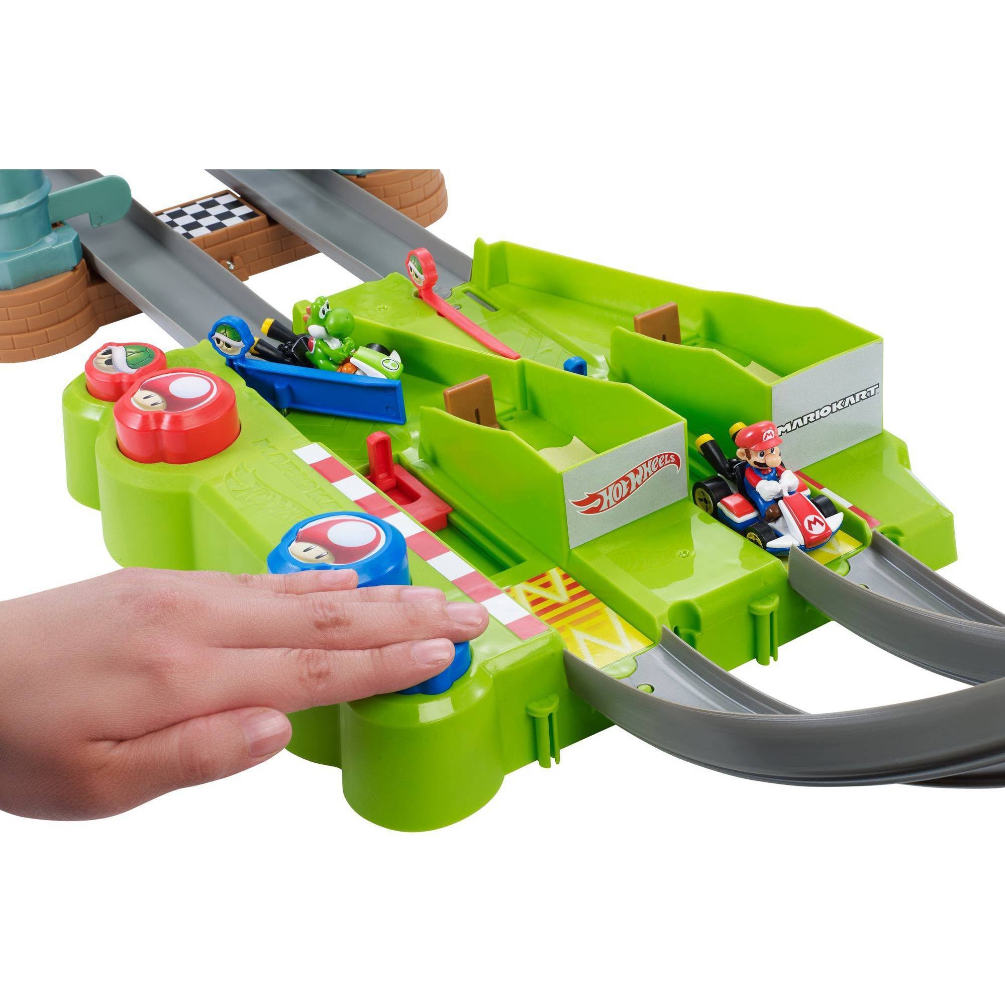 Hot Wheels Mario Kart Mario Rundkurs Trackset Hot Wheels – Mario Kart Circuit Track Set - Mihomemy